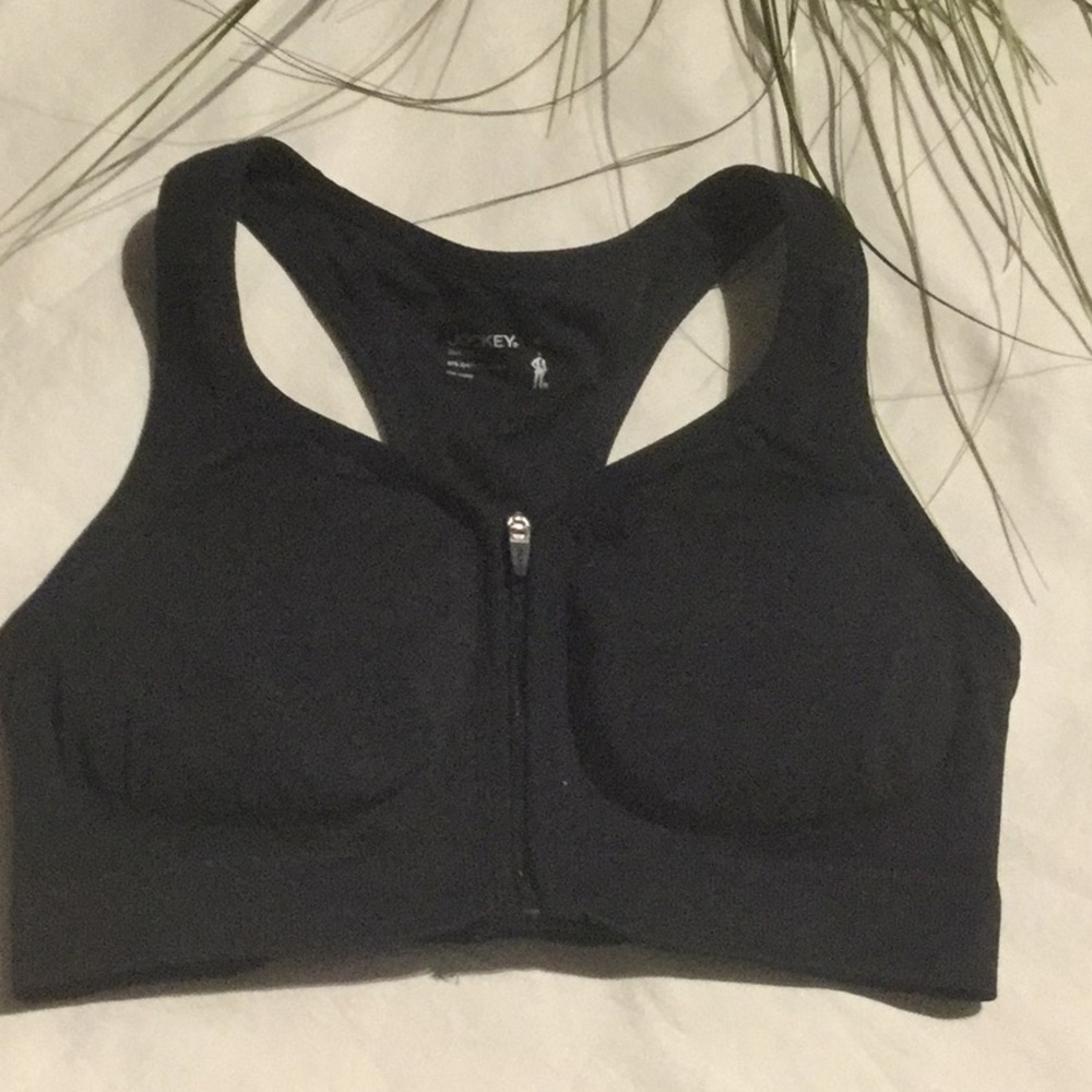 Jockey® Zip-Front High-Impact Seamless Sports Bra